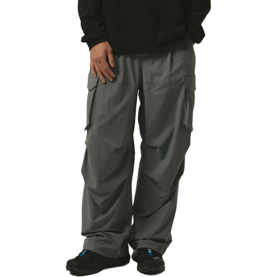 Salomon Logo Letter Mid Waist Loose Straight Work Pants Men pants C30093