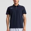 Mizuno Seria Essential Koszulka Polo z Krótkim Rękawem i Nadrukiem Logo Litery Żeglarstwo Cool Męskie Koszulki Polo Północny-Niebieski K2CA41A8-14