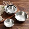 Korean-Style Portable Rice Wine Bowl with Handle - 304 Stainless Steel, Ideal for Camping & Cold Drinks, Golden Finish.