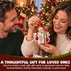 Acrylic Resin Christmas Cash Holder Ornament Reusable Hanging Cash Gift Card Holder For Christmas Tree Decoration