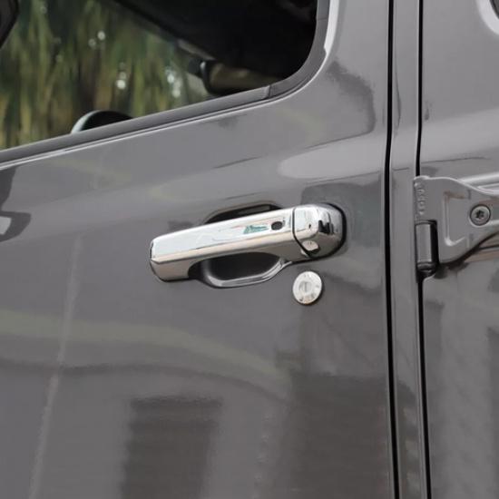 Car Door Handle Cover Trim For Jeep Gladiator JT/JL 2018-2025 Accessories Chrome