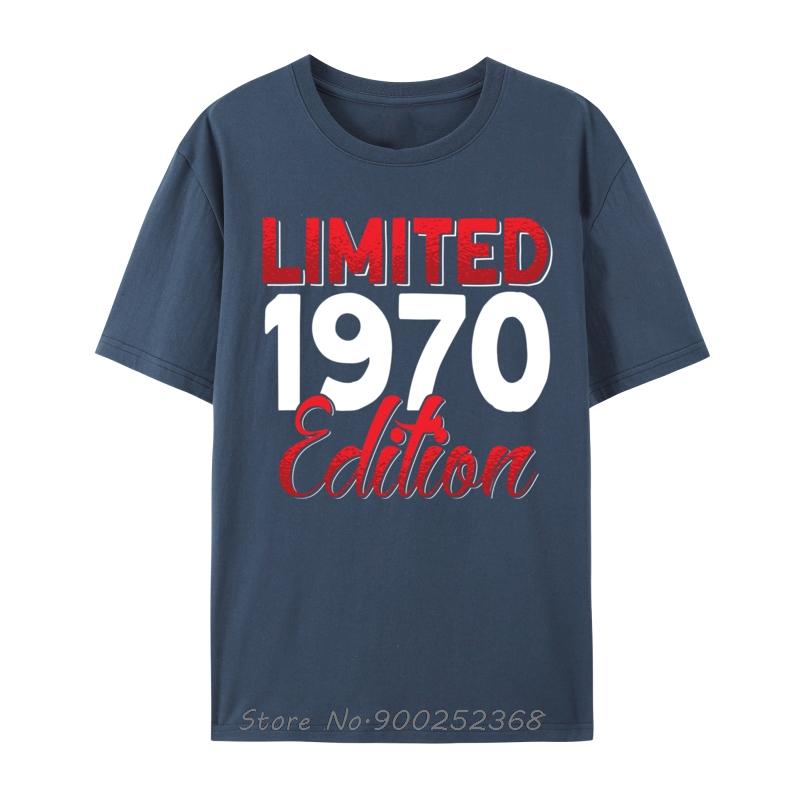 Vintage 1970 Retro Bitrthday Limited Edition Coupons Unisex Tshirt New Funny Oneck Tops Tees Cotton Tshirt Oversized T Shirt