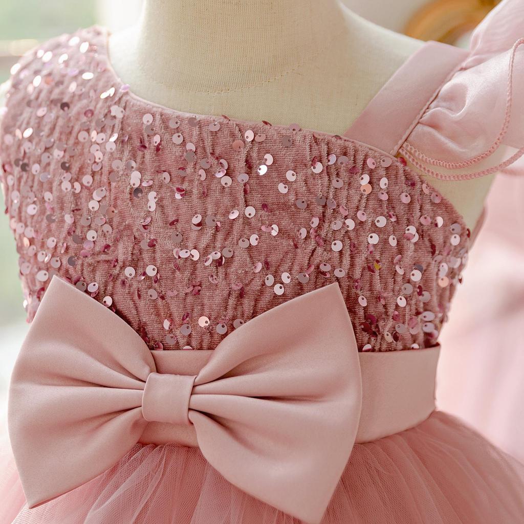 Girls' Formal Princess Dress for Birthdays and Piano Performances