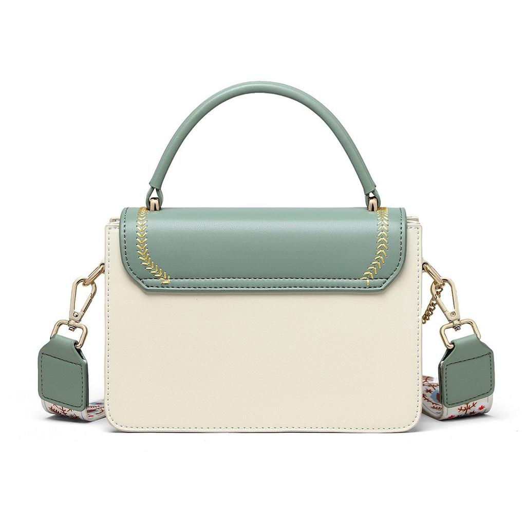 Women's Bag Cowhide Crossbody Bag Fashion Shoulder Bag Light Luxury Small Square Bag Birthday Gift for Girlfriend Wife Bags