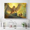 5D Full Drill Diamond Painting Eagle Tiger Art Rhinestone Tree Diamond Embroidery Landscape Forest Elf Craft Kit Wall Art