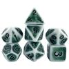 Retro DND Dice Set 7pcs Polyhedral Dice for D&D RPG Roll Playing Tabletop Dices Complete D4 D6 D8 D10 D12 D20 with Tube