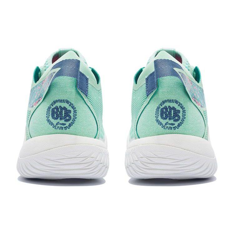 Li Ning Fan Wu 2 Low Basketball Shoes Men Sneakers Green ABFT029-3