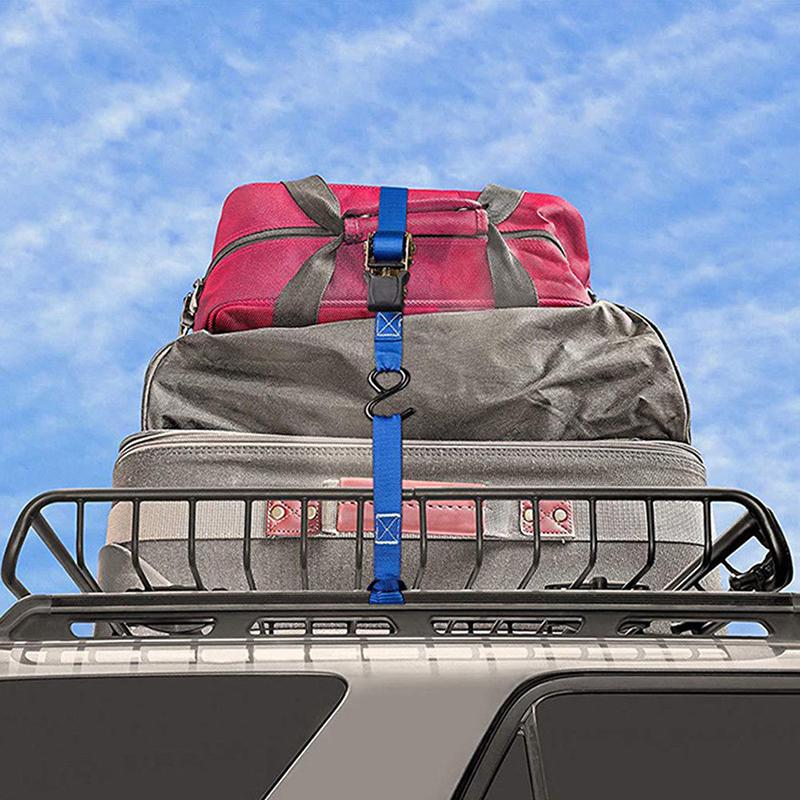 1X Yumuşak Döngülü Bağlama Kayışları Cırcırlı Çekme Kargo Atv Utv Motosiklet 600Lbs Mavi