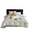 Luxurious Jacquard Sateen 60S Cotton 4-Piece Bedding Set: Pure Cotton Sheets and Duvet Cover