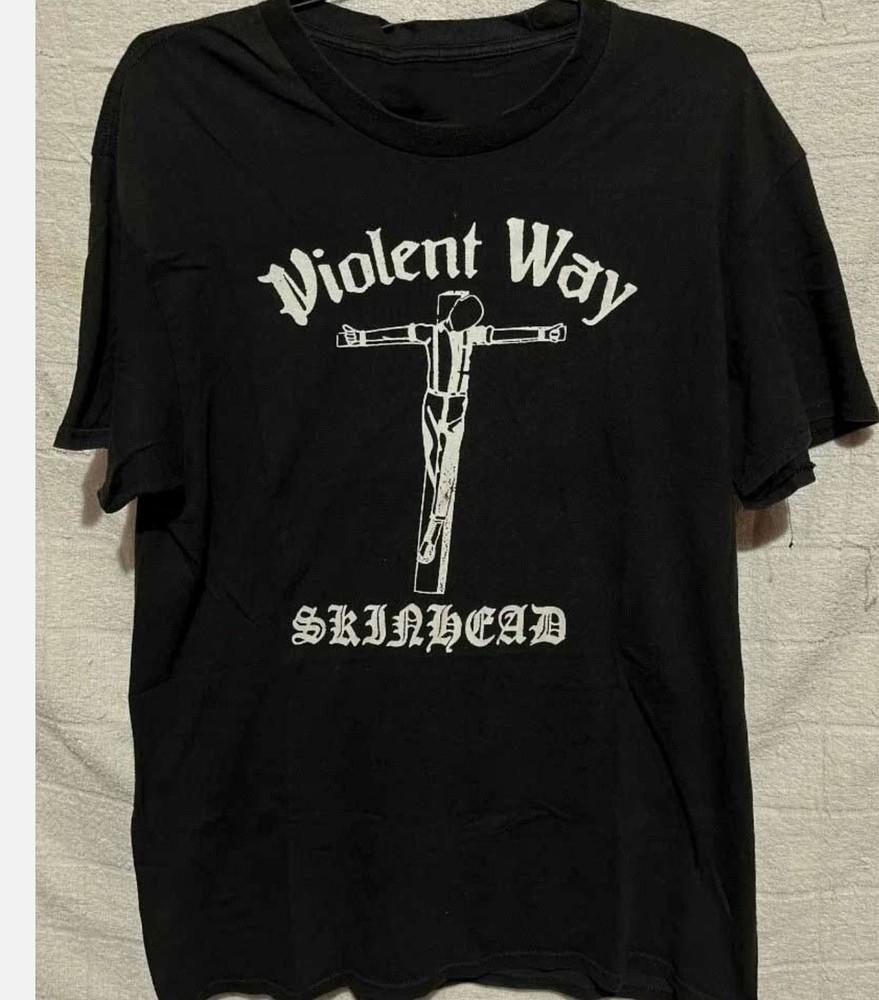 Violent Way Band Bow to None Shirt Black Unisex S-2345XL Unisex T-Shirt S