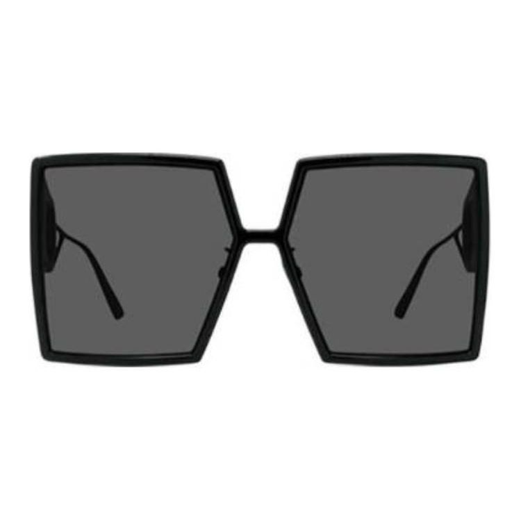 

Dior Solid Lens Square Sunglasses Women sunglasses Black CD40030U14A0 Basic Packaging-Eyeglass Case+Box,58,Black