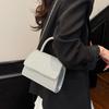 Neue leichte Luxus-High-End-Textur Damenhandtasche einfarbig schlicht und vielseitig Temperament Schulter-Umhängetasche