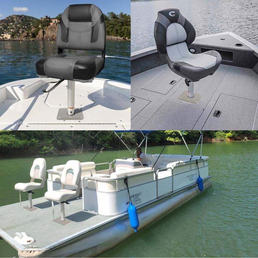 Saltwater Resistant Boat Seat Base Swivel Boat Seat Pin Post Socket  Fishing Pontoon Boat