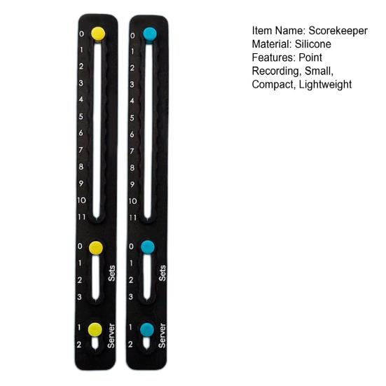 2 Pcs Pickleball Scorekeeper for Rackets Paddles Mini Tennis Racket Scorekeeper Small Score Board Counter for Point Tracker Recording