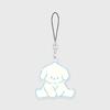 Cloudy Puppy Phone Strap