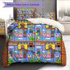Hide Mario Tube Bedding Quilt Set Quilt Cover Pillowcase Home Decoration Birthday Gift (1 * duvet cover + 2 * pillowcase, without core)