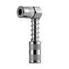 90 Degree Grease Coupler Right Angle Zerk Fitting Heavy-Duty Lubrication Tool Quick Connect Grease Nozzle for Auto Industrial
