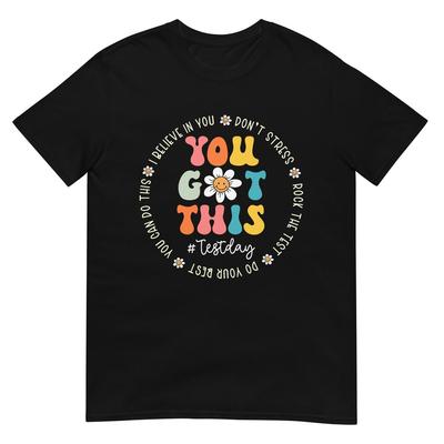 Dia de Teste Arrase no Teste Professor Dia de Teste Você Consegue Camiseta