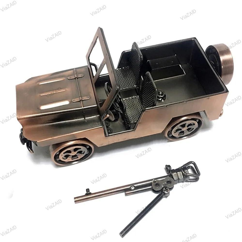 Metal Antique Vintage Car Model Handcrafted Collections Collectible Vehicle Toys for Bar or Home Decor Decoration