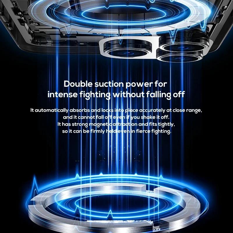 MEMO CX10 Semiconductor Phone Cooler with RGB Lights Magnetic Clip on Ice-Freezing Strong Cooling for Gaming & Live Streaming