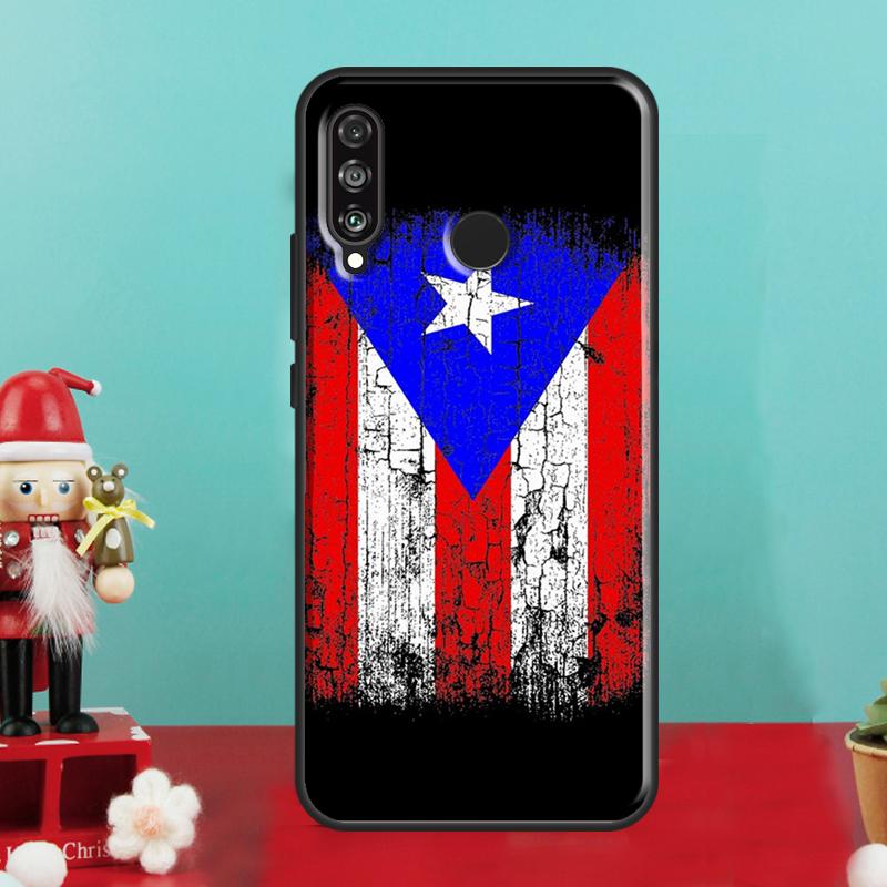 Puerto Rico Flag For Huawei Nova 12i 12s 11i 5T Y90 Y70 Y60 Y61 Y91 Y72 9 10 SE P60 Pro P20 P30 P40 Lite Case