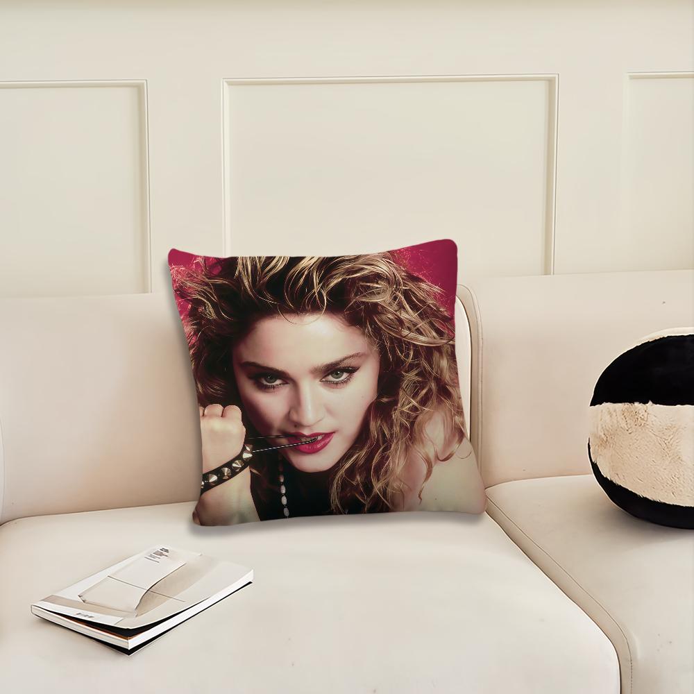 Singer M-Madonna cushion cover Pillow Cover Decoration Room Home Sofa living Office Car Nordic Simplicity 12x12Inch