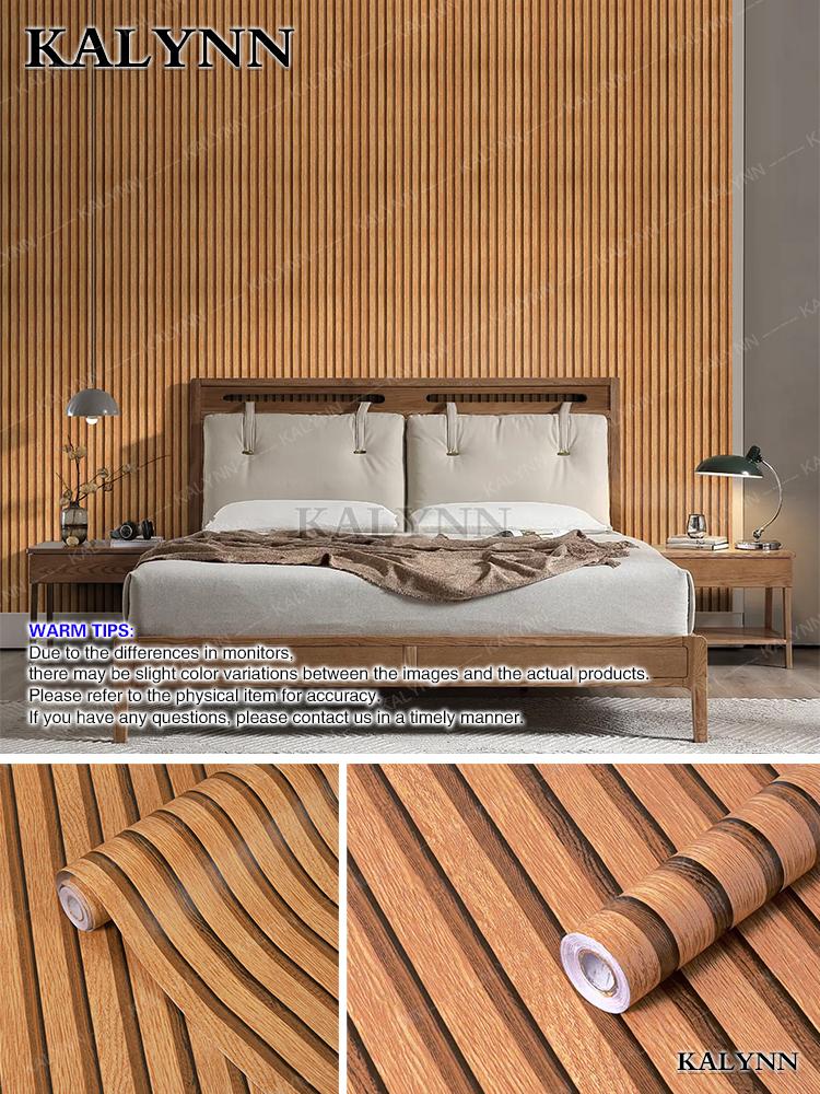 Holzmaserung Folie Klebefolie Selbstklebende Wandaufkleber Tapeten Heimdeko PVC Raumdekoration 45cm Aufkleber