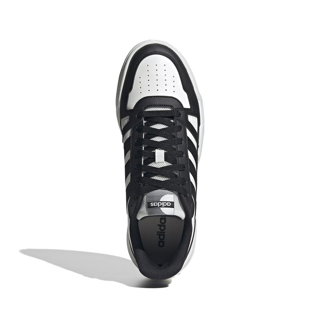 adidas LITE BALLER Low Top Skateboard Shoes Men's Black White JR5232