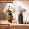 Hand-Woven Imitation Rattan Vase for Creative Flower Arrangements and Home Decor