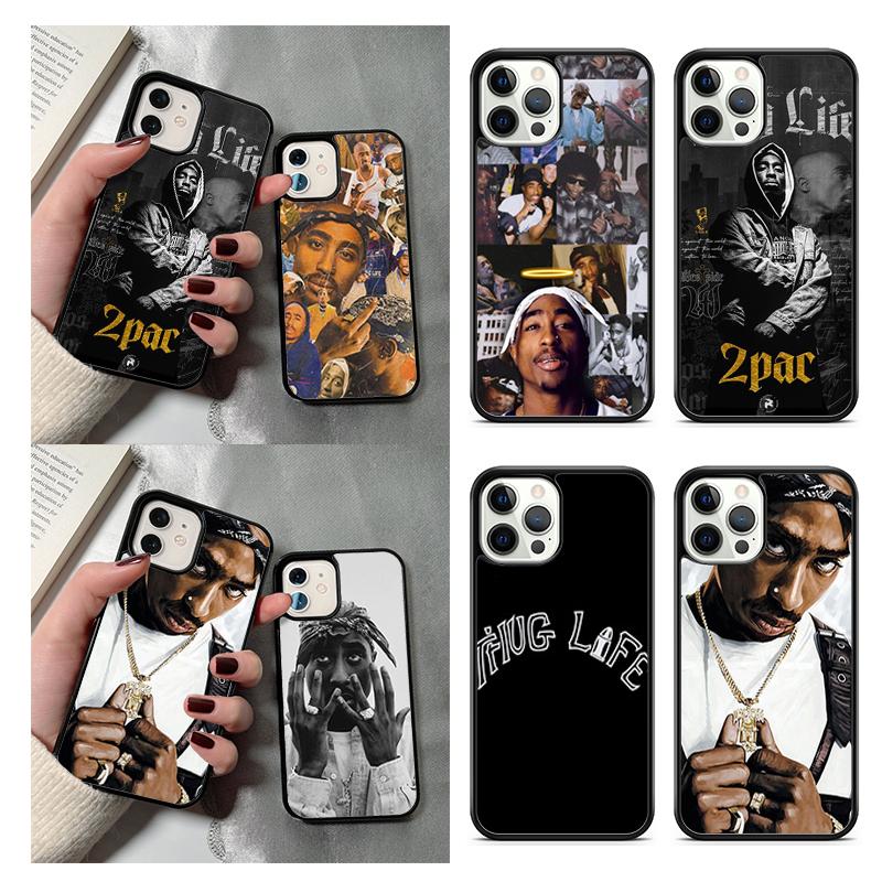 2Pac Tupac Shakur Rap Rapper Phone Case For iPhone 17 Air 14 15 16 16e 13 12 Max Cover For Apple 11 Pro Max Plus Coque