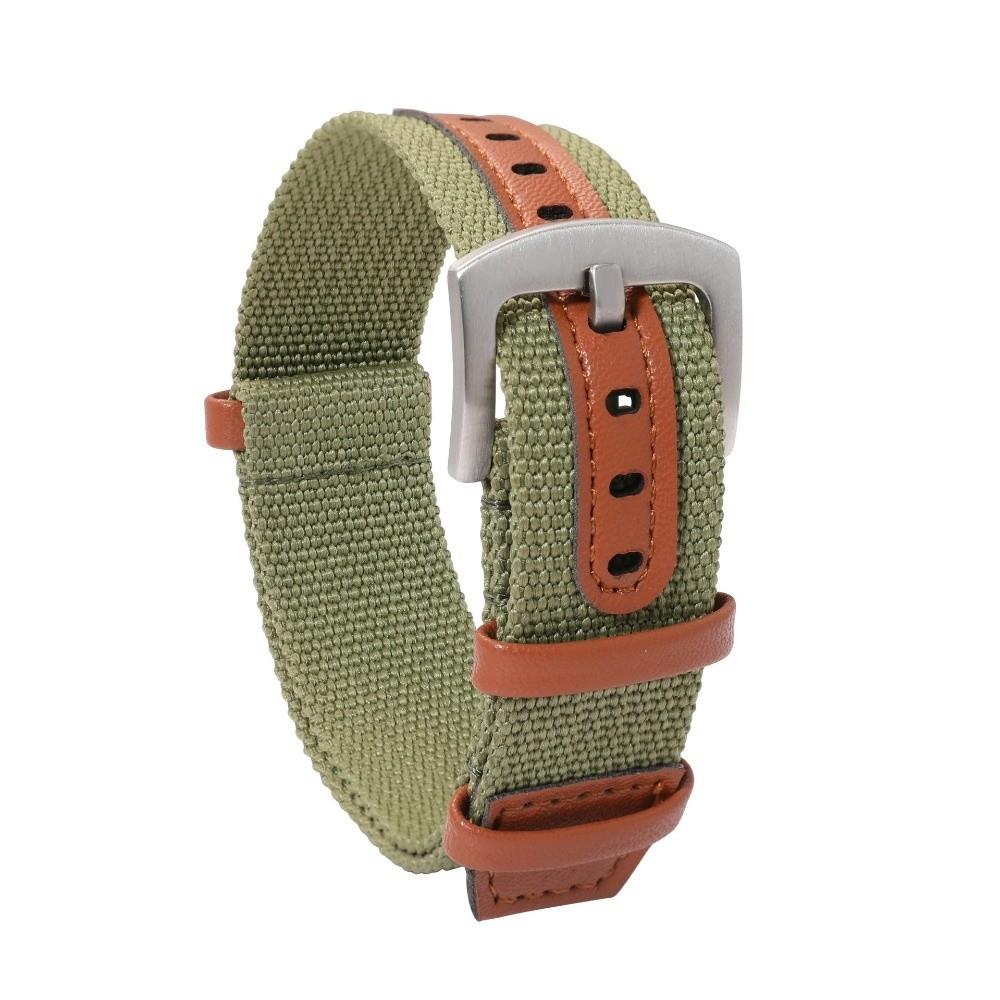 Luxury 20mm 22mm Watch Strap Nylon Leather High-density Sport Watch Band Replacement Wrist Strap Watchbands