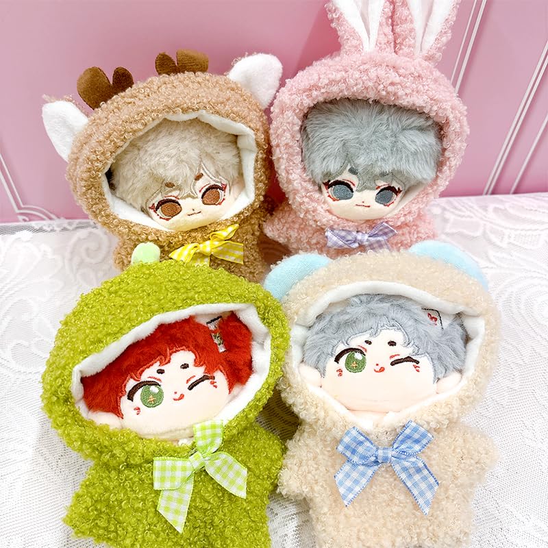 Beige Cotton Kigurumi Plush Doll Clothes (for 10cm Plush Toys) by G.triger, Suitable for Oshi-Nui (Pre-owned)