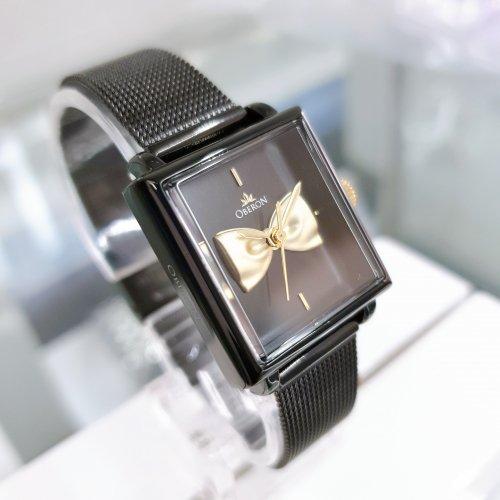 [OBERON] OBERON Women's Fashion Band Watch OB-603 BKBK