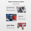 Baiyun AF08191 Multifunction Cleaning Cart with Mop & Wringer Bucket, Storage, and Hotel Service Features