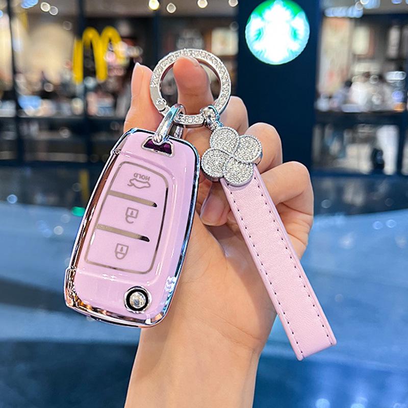 Kompatibel mit 20 Modellen: Schlüsselabdeckung für Beijing Hyundai New Elantra, Verna, ix25, Mistra, ix35 - Schutzschale Schnalle