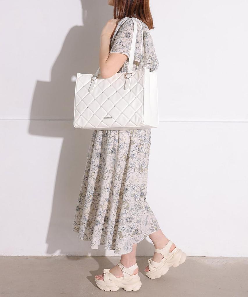 Altro Rose Ivory Tote Bag for Women, Large Capacity, 2-Way HandbagShoulder Bag with Zipper, Lightweight, Large Capacity, Handbag, Freestanding, Cute,