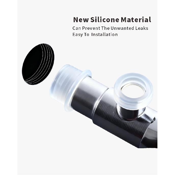 10 PCS Seal Ring Silicone Washer,Seal Washer for 1/2 inch Shower Head, spot, Kitchen Flush Pipes, Garden and Outdoor Water Pipes, etc.