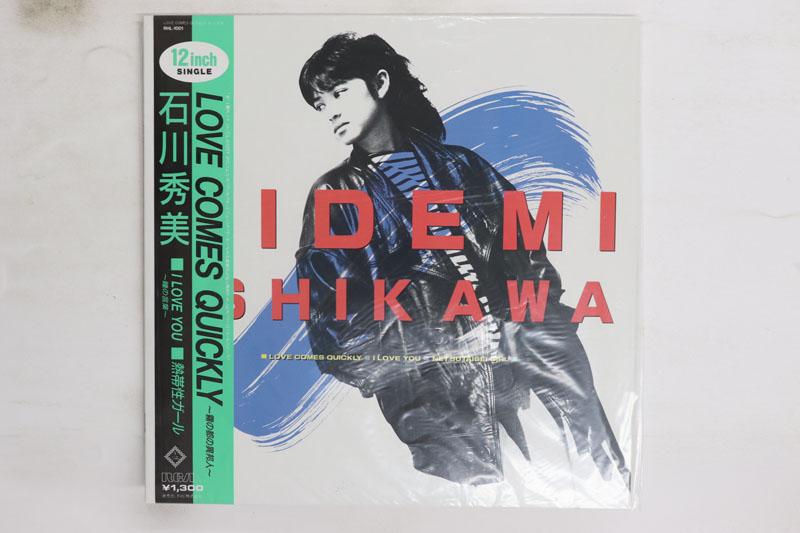 

12inch Record HIDEMI ISHIKAWA Love Comes Quickly I Love You N RHL1001 RCA 1986 Japan Obi Japanese PopRock Used