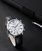 Seinteuseukoteuleondeon St3051L Osiris Chronograph Men'S Leather Watch 3 Models
