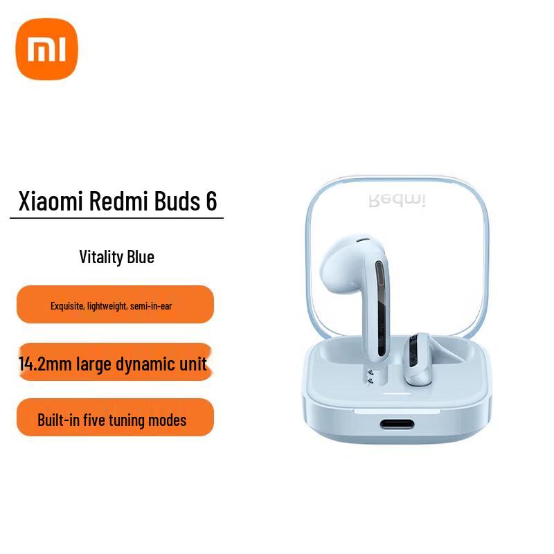 

Xiaomi Redmi Buds 6 Active Bluetooth Earbuds