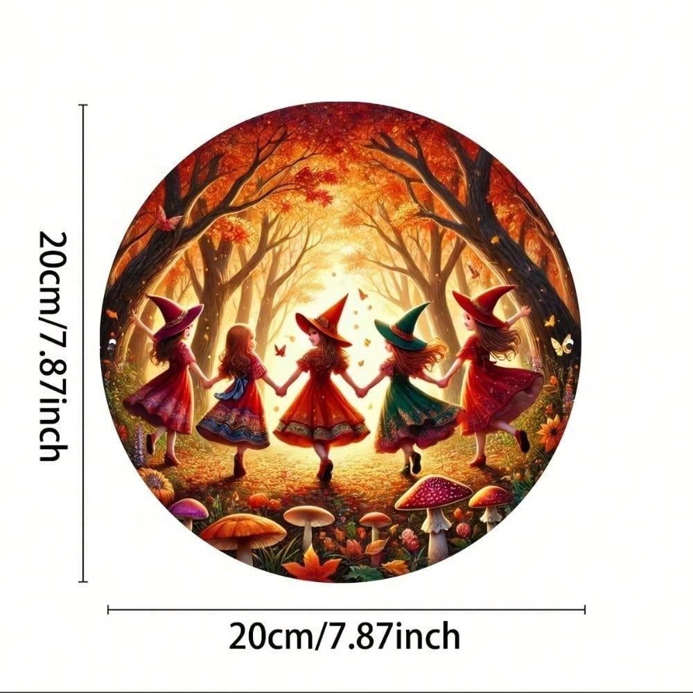 Tinplate Art Decor Painting 20x20cm Handmade Metal Wall Art
