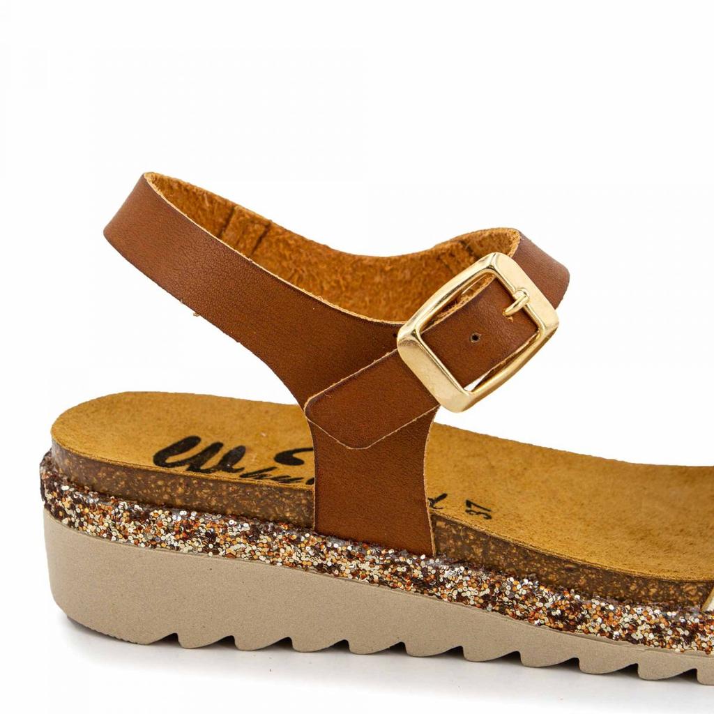 Sandalia piel lona glitter ligero Mujer WHY LAND comprar a buen precio —  entrega gratuita, reseñas reales con fotos — Joom