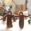 Cute Cartoon Gorilla Plush Keychain Stuffed Monkey Doll Pendant for Kids Ideal Gift for Backpacks And Car Bags Decor
