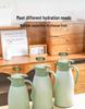 Large Capacity Thermos Flask for Home or Office - Inner Liner Water Bottle Perfect for Hot Water