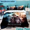 Custom Name Assassin Game 3PCS Bedding Set For Bedroom Dormitory,Including 1pc Duvet Cover And 2pcs Pillowcases Large size Fan gift