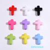 Z17 100pcs New Cartoon Cross Acrylic Bead Fresh Charms Minimalist Bracelet Spacer Accssories Material DIY Jewelry Gift Trend