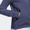 Adidas Solid Color Half-Zip Hooded Jacket Women Jackets Navy-Blue HS8971