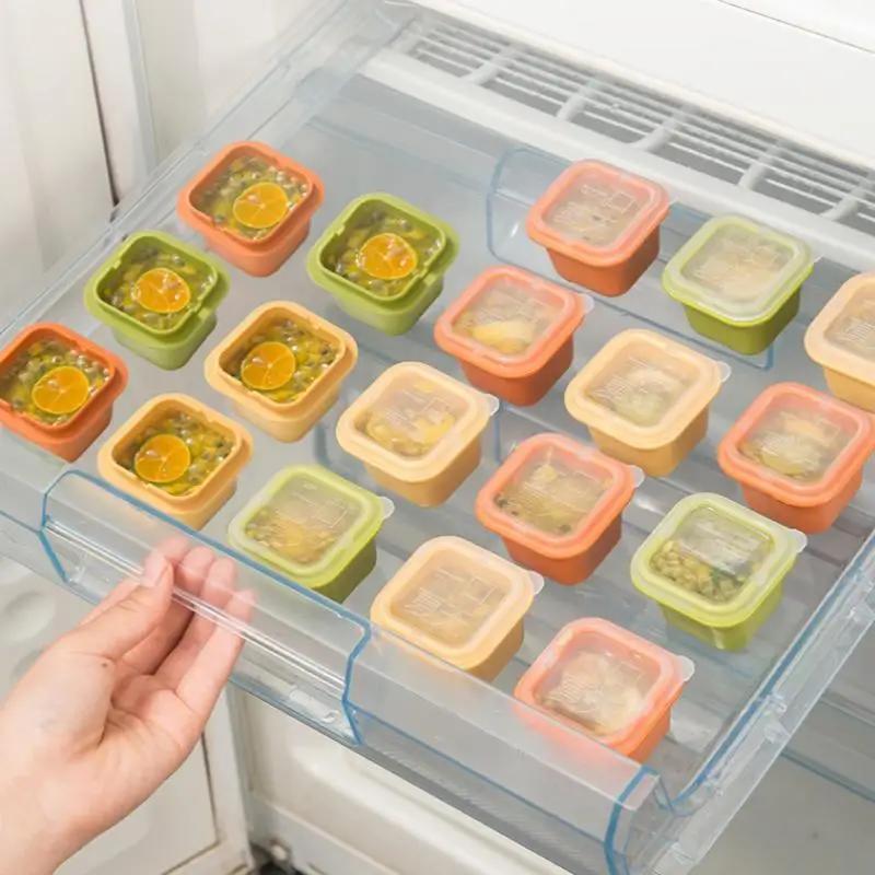 12/1Pcs Ice Cube Mold Reusable Square Ice Cube Mould With Lid For DIY Ice Cream Whiskey Cocktail Mould Household Kitchen Gadgets