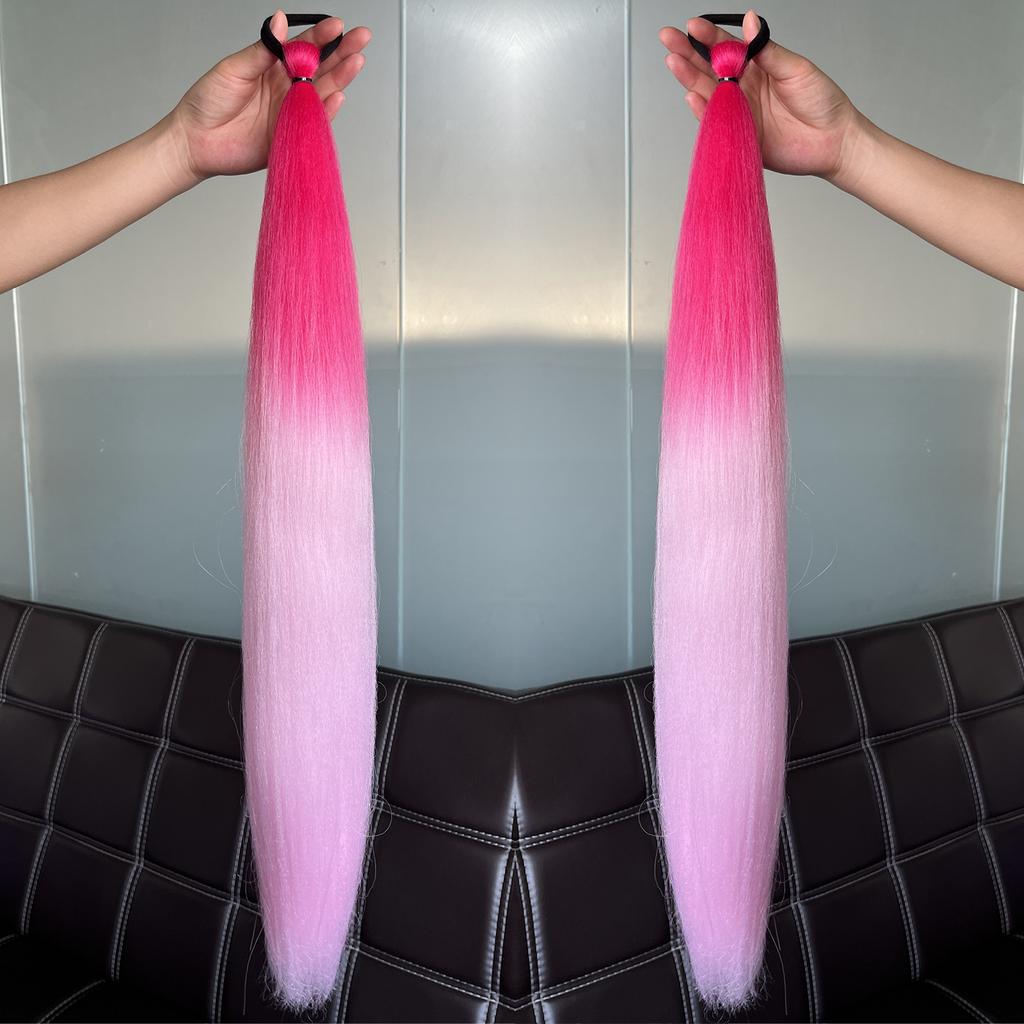 28 inch synthetic colored wig suitable for both women and men as a hair accessory