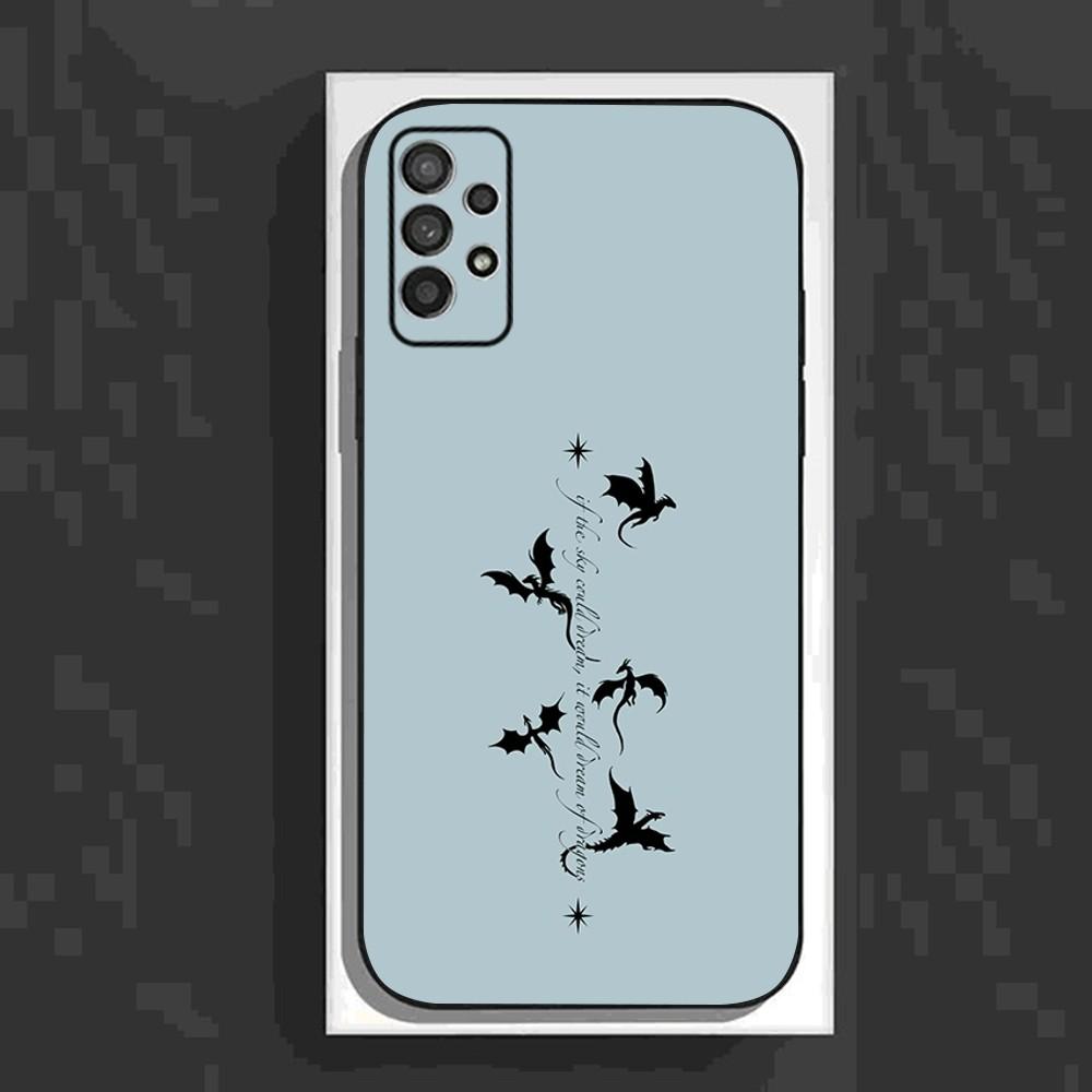 Dragon F-Fourth-h W-Wing Phone Case For Samsung Galaxy A13,A21s,A22,A31,A32,A52,A53,A71,A80,A91 Soft Black Cover